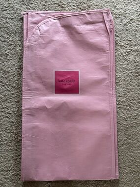 kate spade Pink garment bag / dust cover